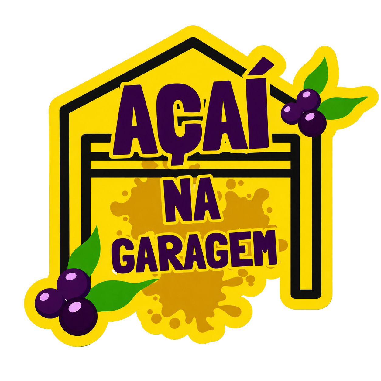 Logo Açaí na Garagem